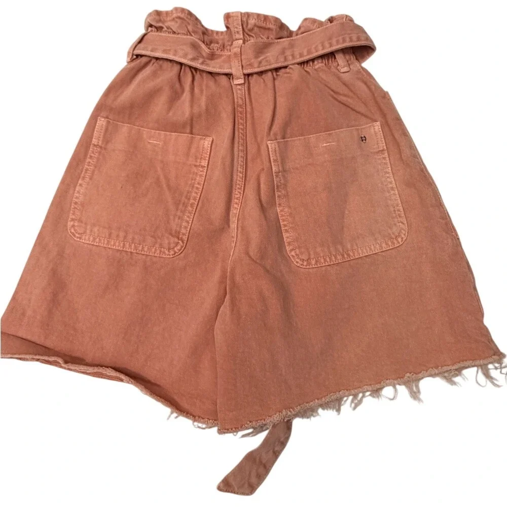 Zara High Waist Coral Shorts Size‎ 0